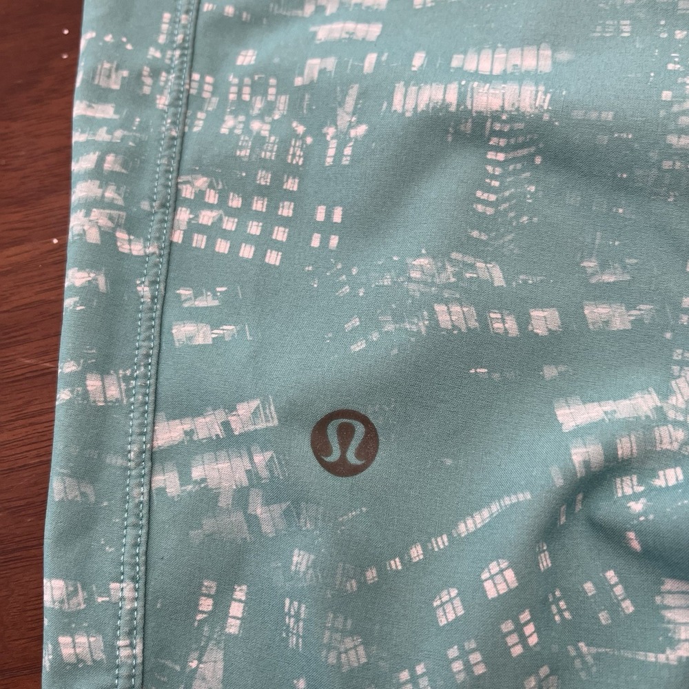 LULULEMON Mens Shorts Large Teal Green License To Train 9" Linerless New Style - Picture 5 of 11